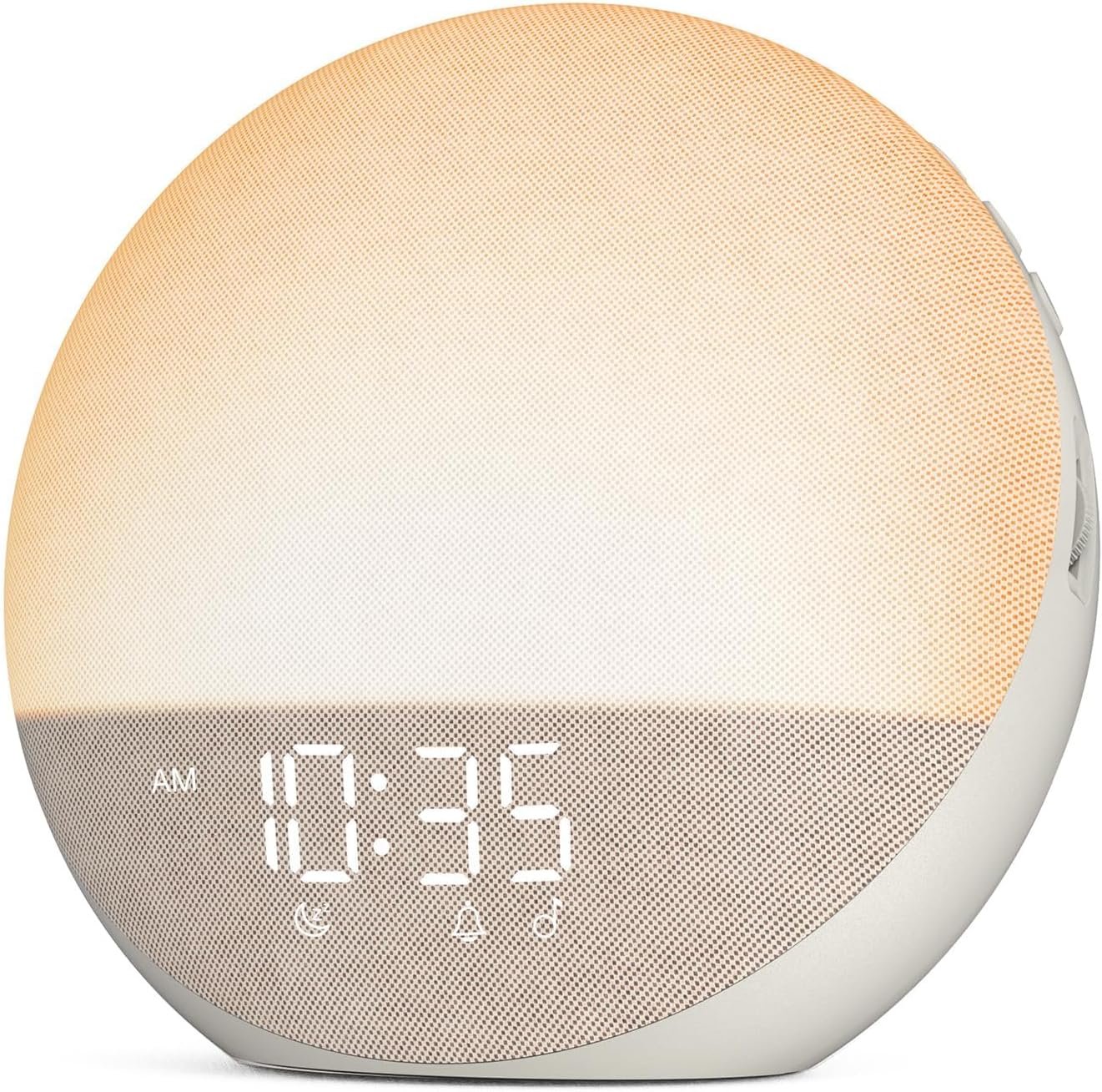 Odokee Sunrise Alarm Clock White Noise Machine: Natural Wake Up Light | Dimmable Clock with Bluetooth Speaker for Bedroom – 25 Sleep Sounds for Baby Adults Kids Putty
