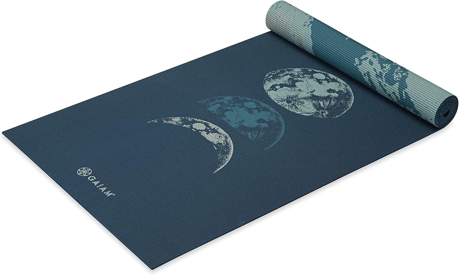 Gaiam Yoga Mat – Premium Print Reversible Extra Thick Non Slip Exercise & Fitness Mat for All Types of Yoga, Pilates & Floor Workouts